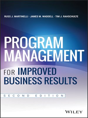 cover image of Program Management for Improved Business Results